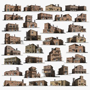 3D 32 Factory Collection model