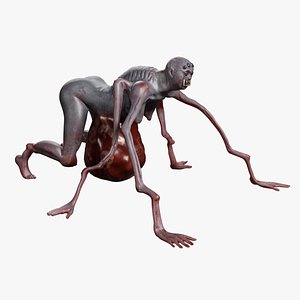 Realistic Game-Ready Spider Creature Character model