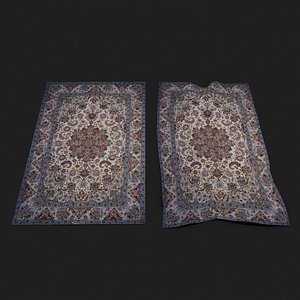 Persian Carpet Design Four 3D