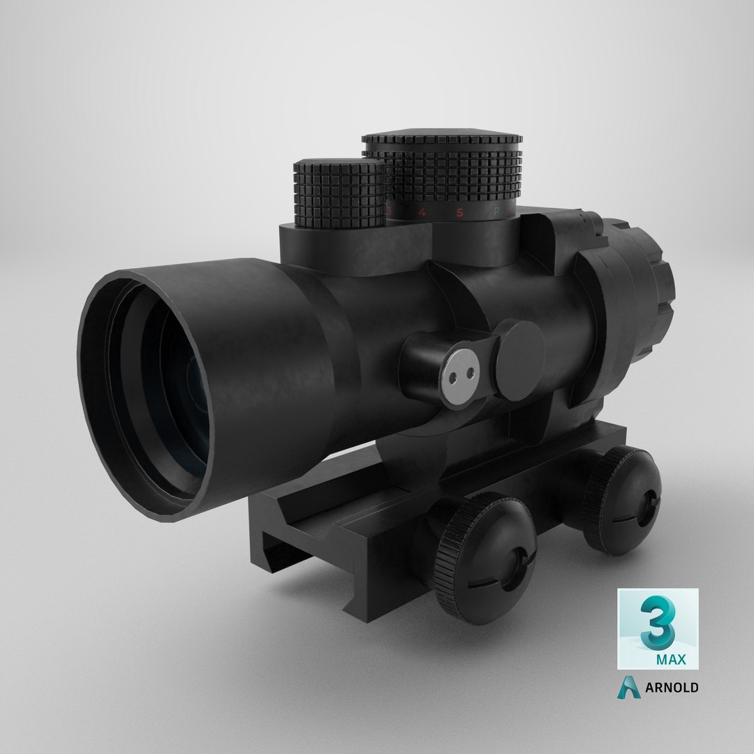 Realistic 2x Scope 3D model https://p.turbosquid.com/ts-thumb/6I/x7PBhU/Pu/stemcell_max_arnold_render/png/1739996139/1920x1080/fit_q87/0a8ac55712eb946882561ac4e390276e93cf5460/stemcell_max_arnold_render.jpg