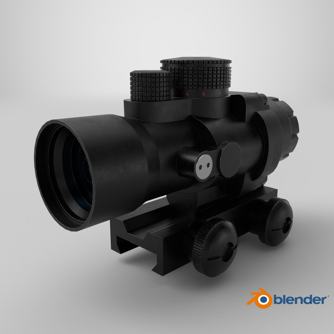 Realistic 2x Scope 3D model https://p.turbosquid.com/ts-thumb/6I/x7PBhU/w1/stemcell_blender_cycles_render/png/1739996129/1920x1080/fit_q87/2af73cca83ce067e0c3d57b1ee00bfc646ab7931/stemcell_blender_cycles_render.jpg