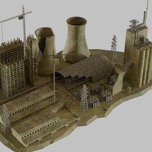 3D Abandoned power station