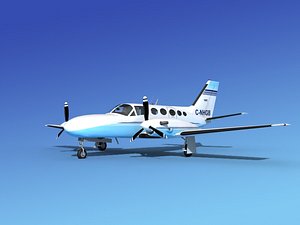 3d scale cessna 425 conquest model