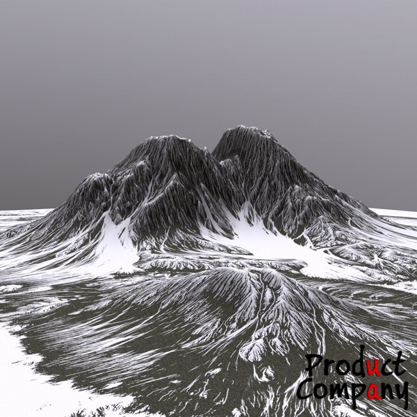 cliffs terrain modeled 3d model