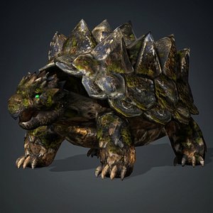Alligator Turtle-V3b 3D