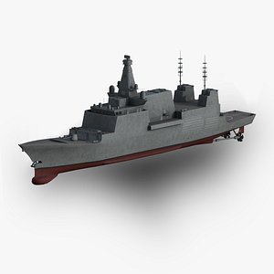 Type 26 Frigate model