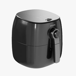 Philips Airfryer HD962190 Black 3D model