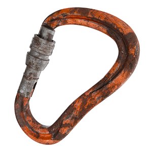 Carabiner 02 b 3D