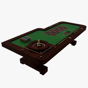 roulette table 3d obj