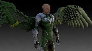 Vulture Marvel  High-Quality Rigged