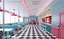 Retro Diner Exterior and Interior