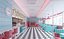 Retro Diner Exterior and Interior