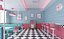 Retro Diner Exterior and Interior