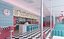 Retro Diner Exterior and Interior