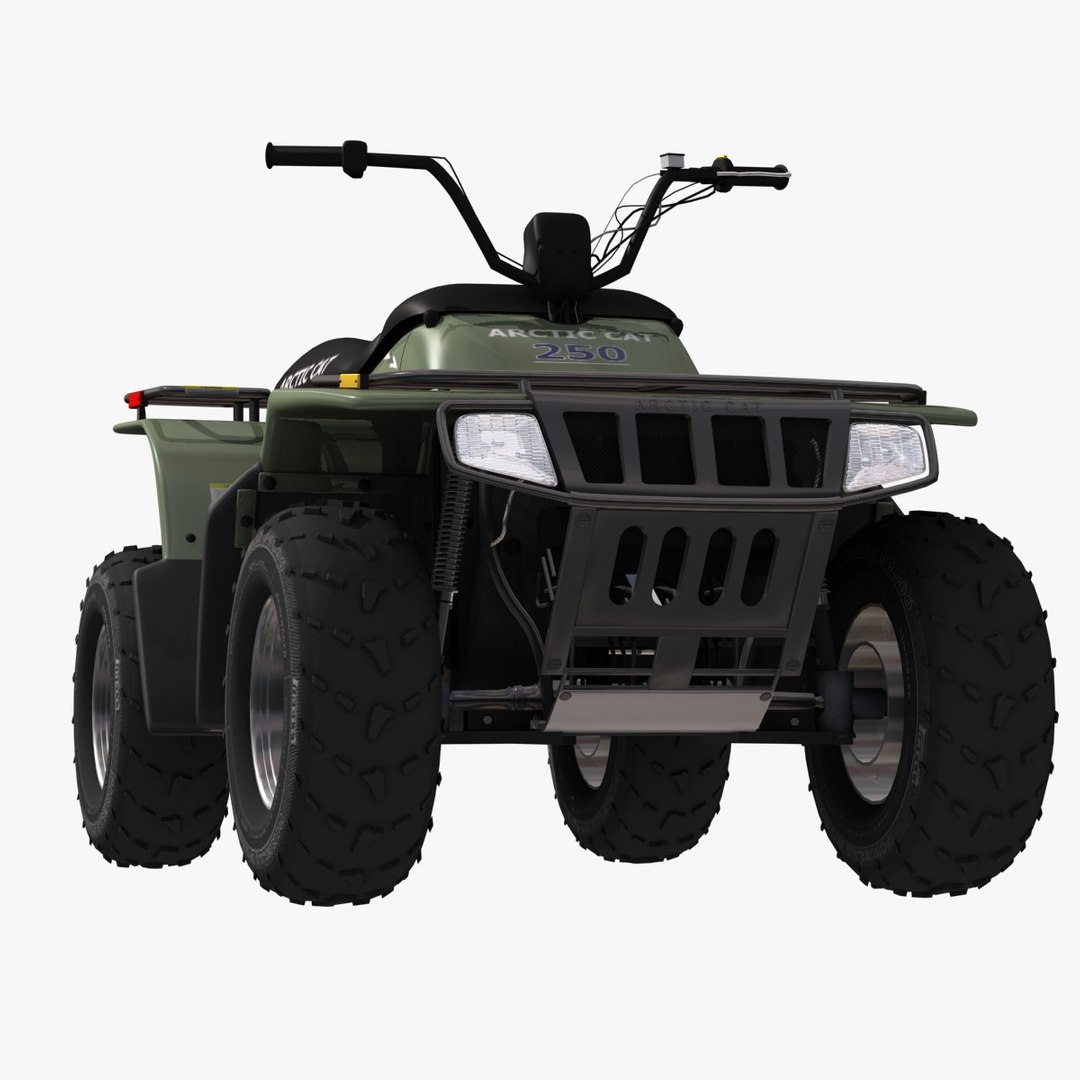 Arctic Quad Bike Atv Obj