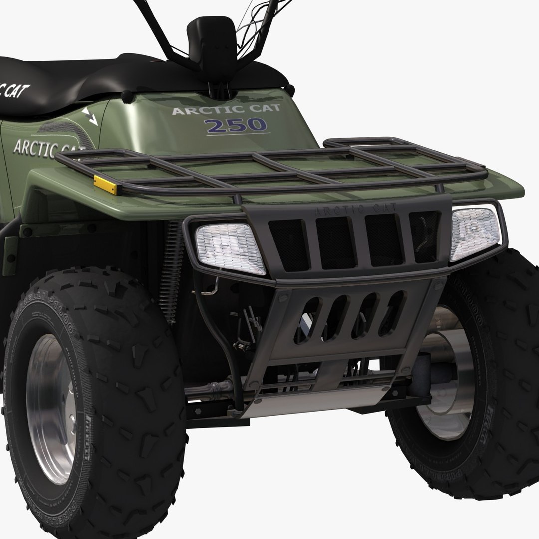 Arctic Quad Bike Atv Obj