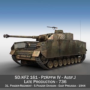 PzKpfw IV - Panzer 4 - Ausf.J - 736