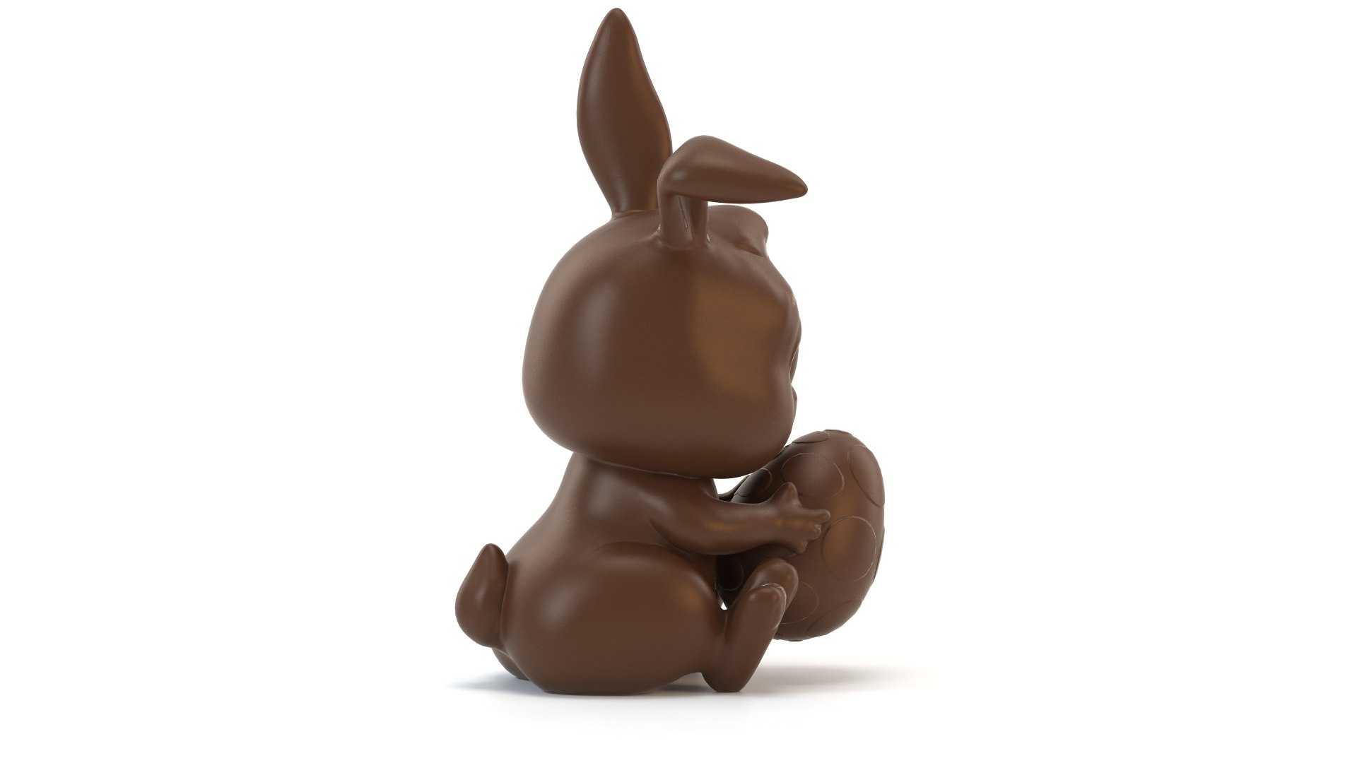Milk Chocolate Bunny 3D Model - TurboSquid 1540157