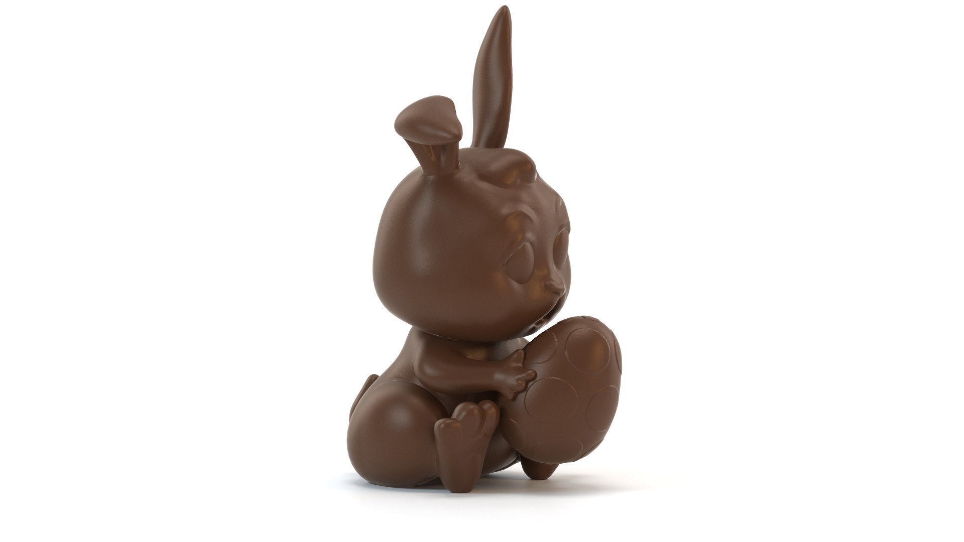 Milk Chocolate Bunny 3D Model - TurboSquid 1540157
