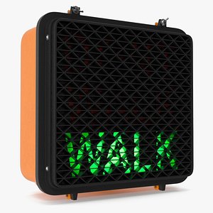 Walk Signal Green Light 3D