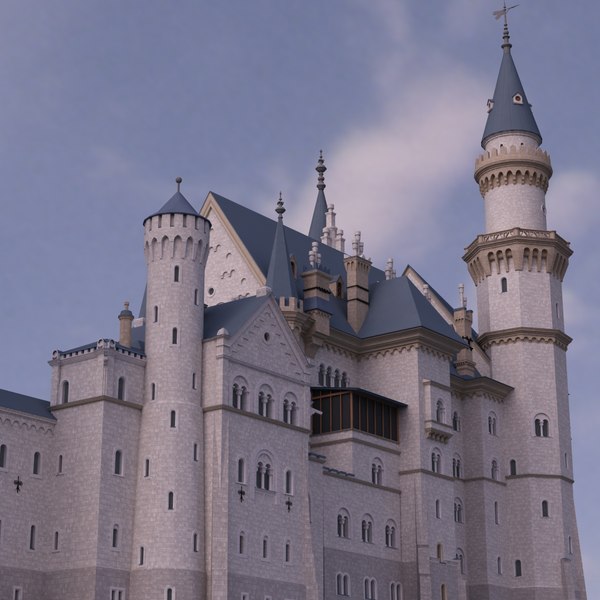 3d model neuschwanstein castle schloss