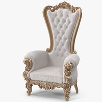 Throne Chair White