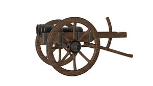 3D model Bombarda Cannon