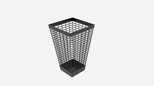 3d model wire taper bin