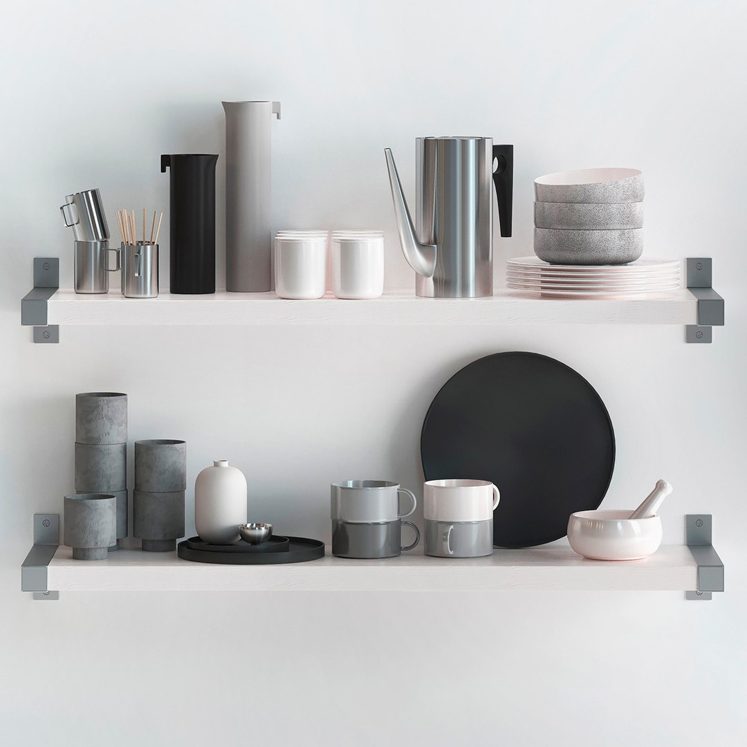 Decor Set 01 3D Model - TurboSquid 1588188