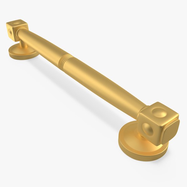 Door Handle Designer Gold 3D model