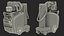 Digital Radiography System Samsung AccE GM85 Rigged 3D model
