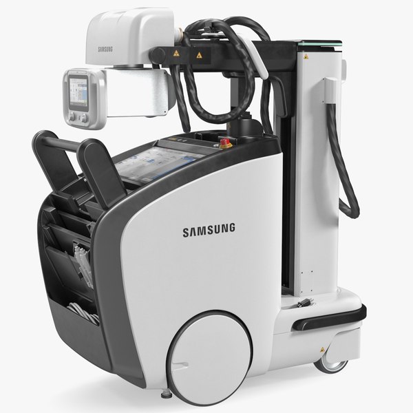 modelo 3d Sistema de Radiografía Digital Samsung AccE GM85 Rigged ...