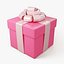 Stylized Pink Gift Box