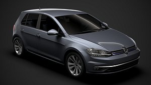 golf tsi bluemotion 5door 3D