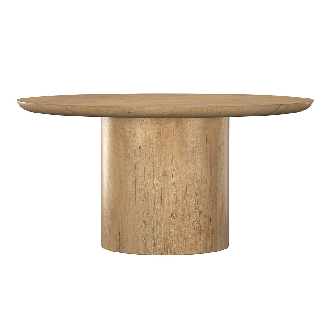 OSLO PEDESTAL ROUND DINING TABLE 3D model - TurboSquid 1927133