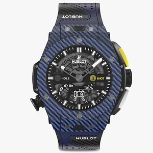 3D Hublot Big Bang Unico 45mm Golf Blue model