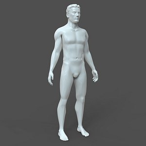 CAD-friendly Male Model M2P1D0V1 3D