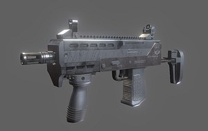 3D model mak-10 gun games