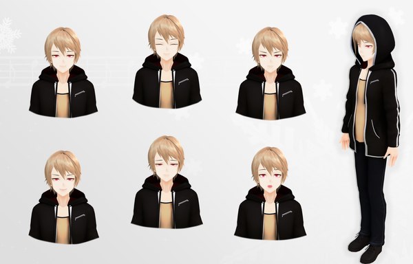 Victor V2 Original - Anime Style 3D model