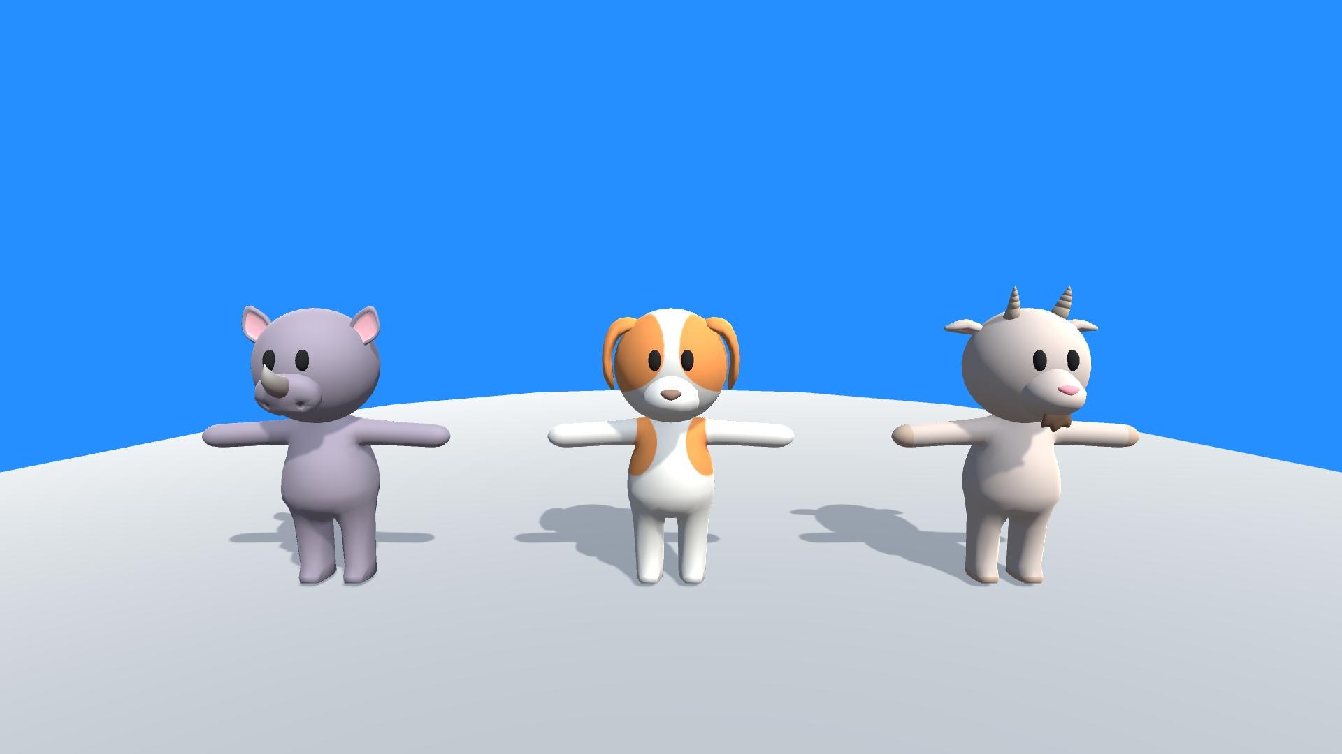 3D model Lowpoly Animal Characters Pack - Cartoon Rigged - 2 https://p.turbosquid.com/ts-thumb/6J/kPpNSh/cW/animalcharacters07/jpg/1682522001/1920x1080/fit_q87/7f0abe4c081e7b22ff169577cdeafbef89b46628/animalcharacters07.jpg