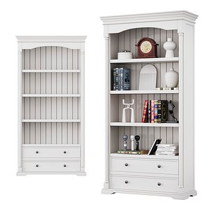 3D model Vivien Storage Bookcase by Wayfair