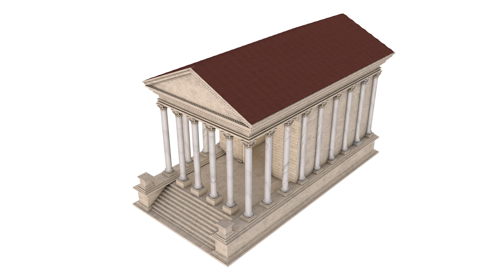 Ancient Greek Temple 3D Model - TurboSquid 1972656