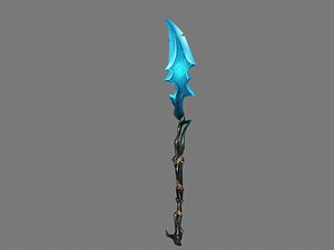 3D icy spear