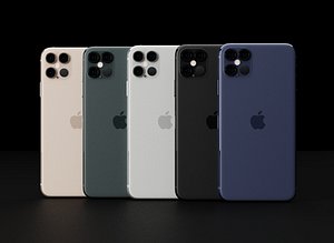Concept iPhone 12 Pro Max LiDAR Design In All Leaked Colors