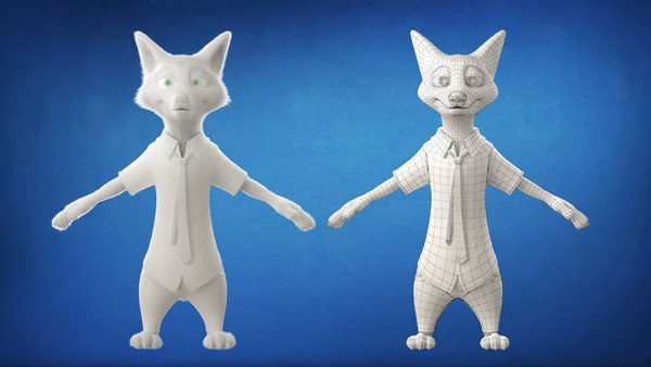 3d fur nick model