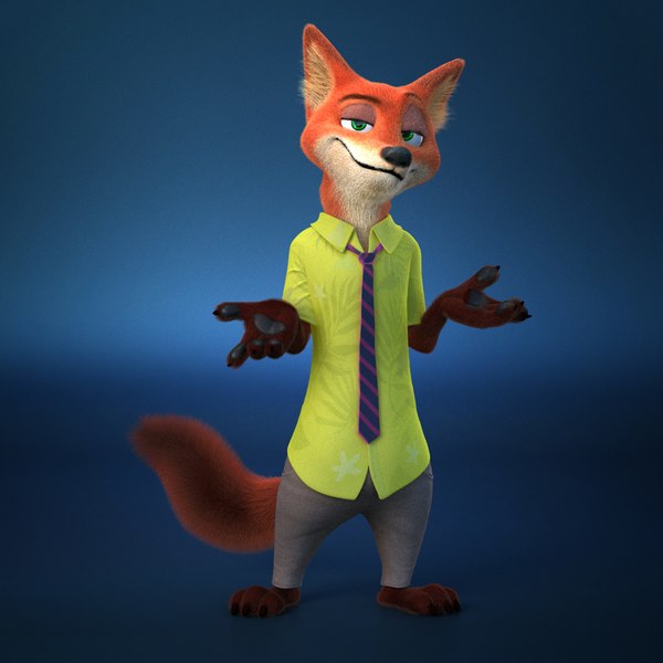 3d fur nick model