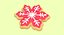 3d model snowflake cookie