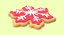 3d model snowflake cookie