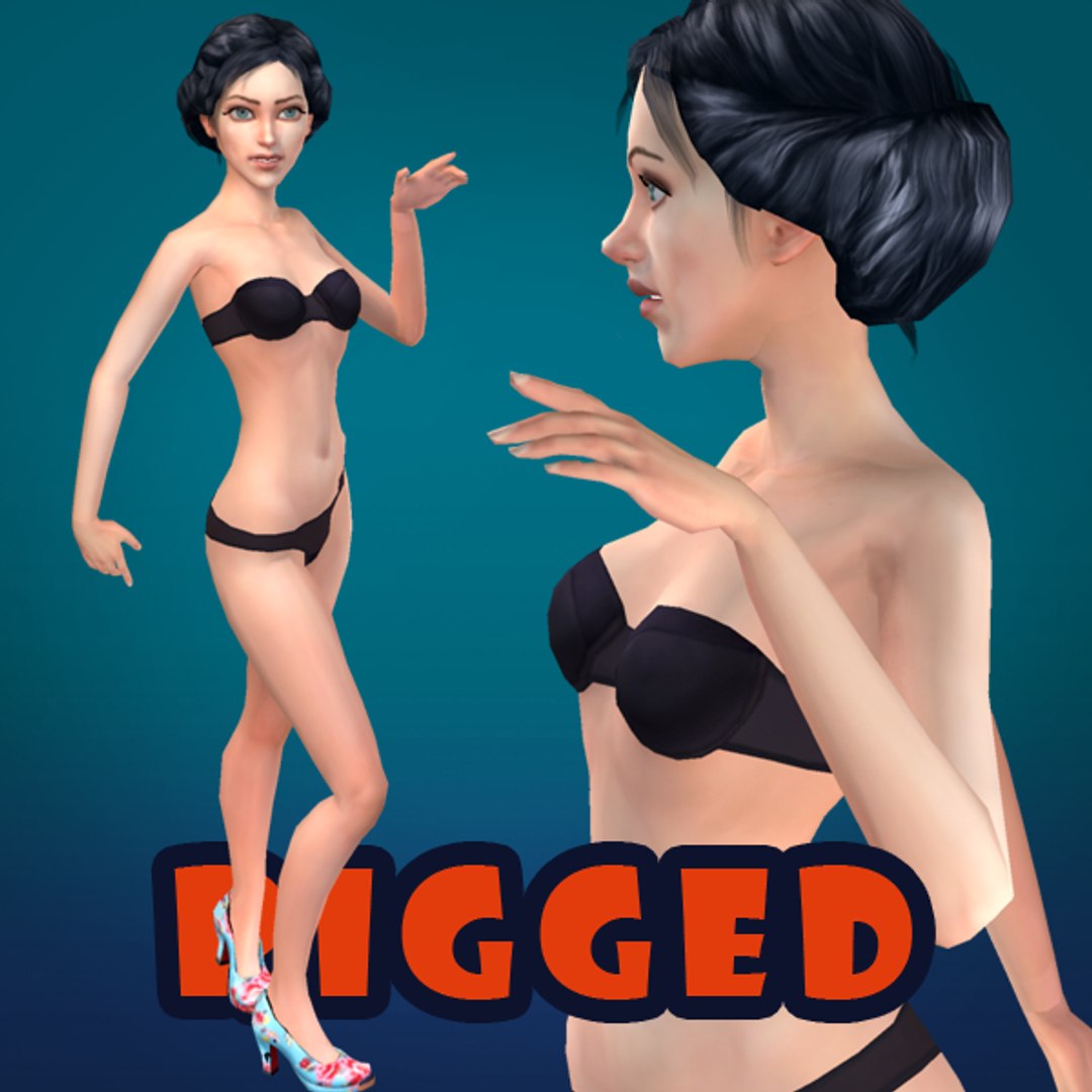 3d Nude Lady