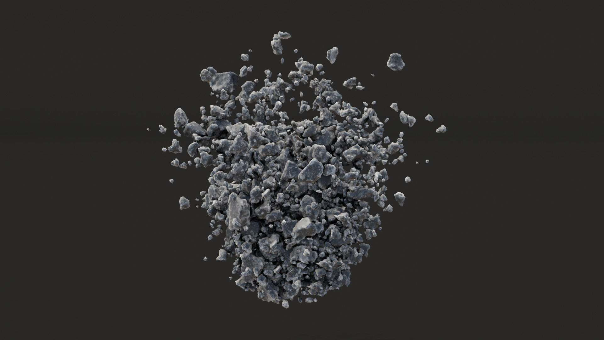 Animated Concrete Explode Upward 3D Model TurboSquid 1778140